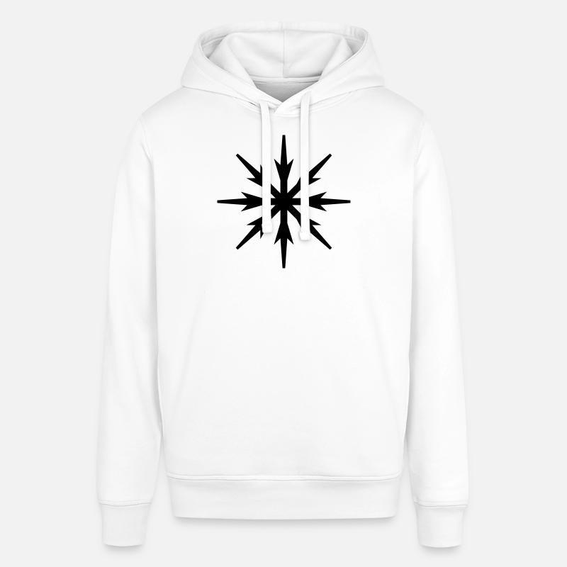 conception de flocons de neige - Sweat à capuche SOUNDER Stanley/Stella Unisexe - blanc
