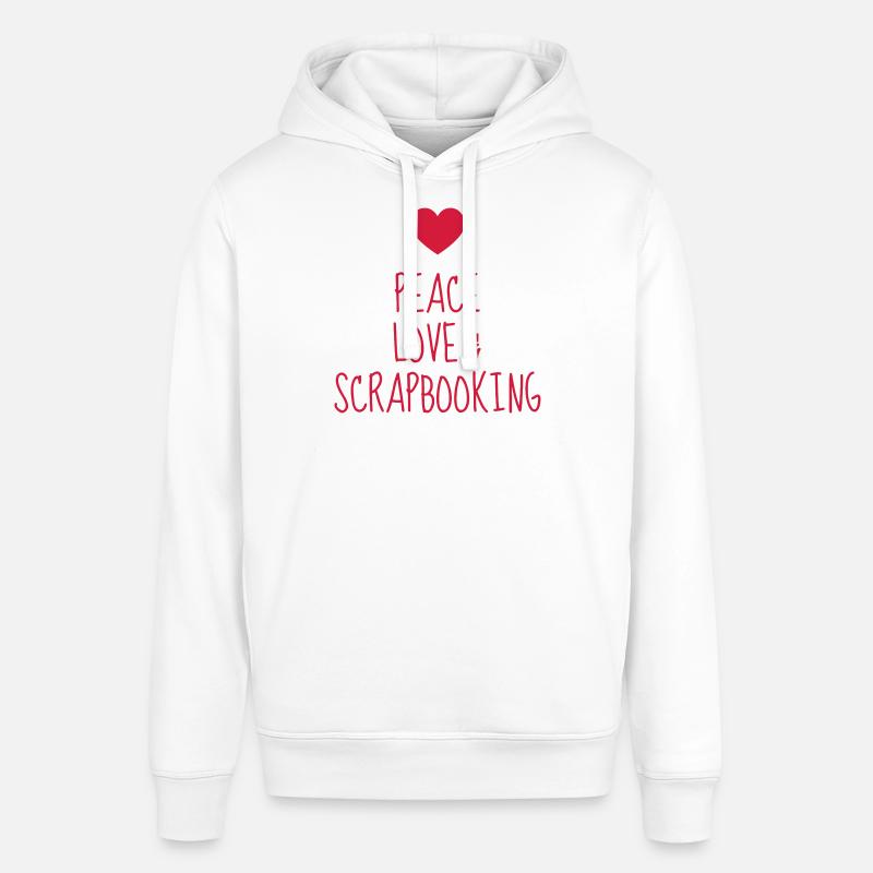 Scrapbooking / Scraper / Scrapeuse / Scrapeur - Sweat à capuche SOUNDER Stanley/Stella Unisexe - blanc