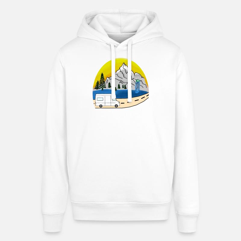 VAN LIFEVAN LIFE VANLIFER NOMADS - Sweat à capuche SOUNDER Stanley/Stella Unisexe - blanc