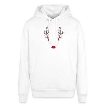 Rentier - Stanley/Stella Unisex Hoodie SOUNDER - Weiß - Vorne - Alina (178cm) & Michal (187cm)