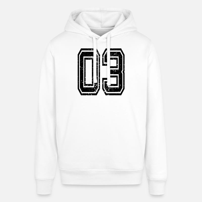 03 Afyon utilisé look noir - Sweat à capuche SOUNDER Stanley/Stella Unisexe - blanc
