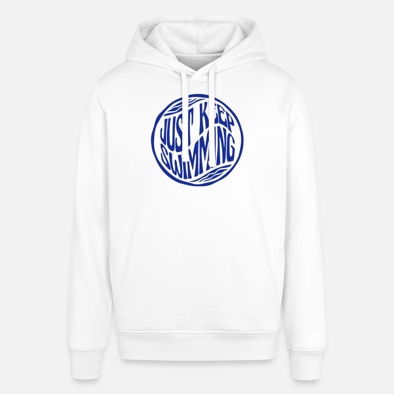 Continuez simplement à nager - Sweat à capuche SOUNDER Stanley/Stella Unisexe - blanc