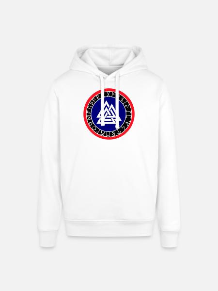 Viking Compass Wotan - Stanley/Stella SOUNDER Unisex Hoodie - white