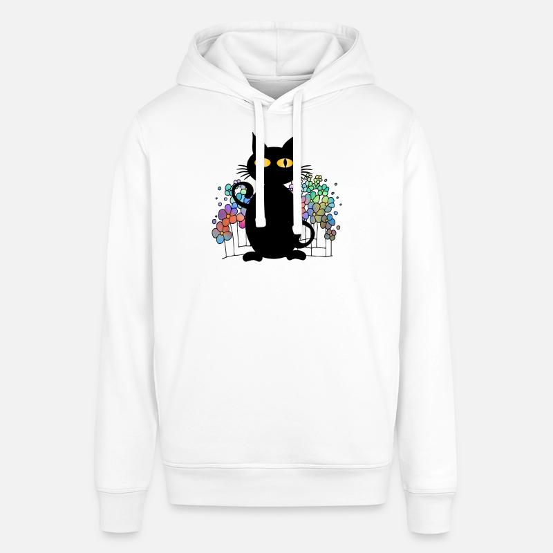 Chat - Sweat à capuche SOUNDER Stanley/Stella Unisexe - blanc