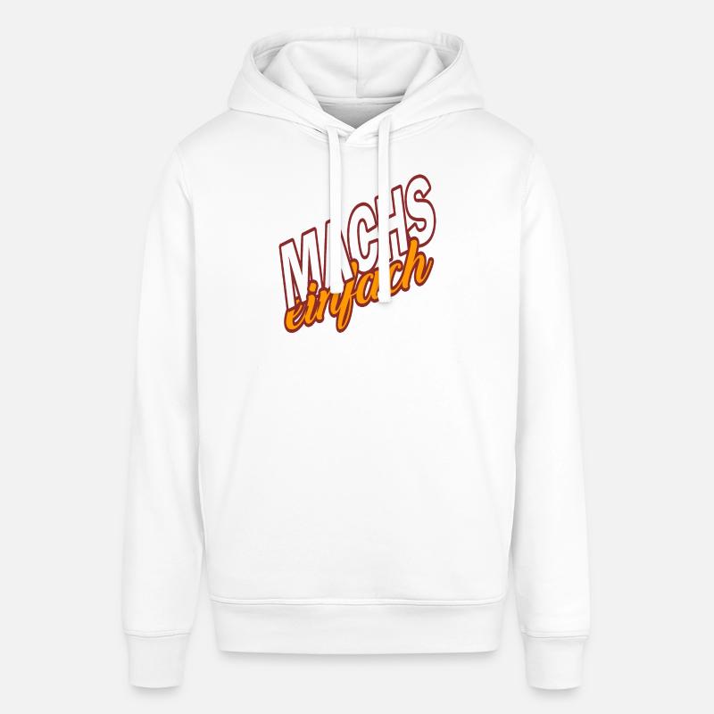 MACHS EINFACH - mache es einfach - Stanley/Stella Unisex Hoodie SOUNDER - Weiß