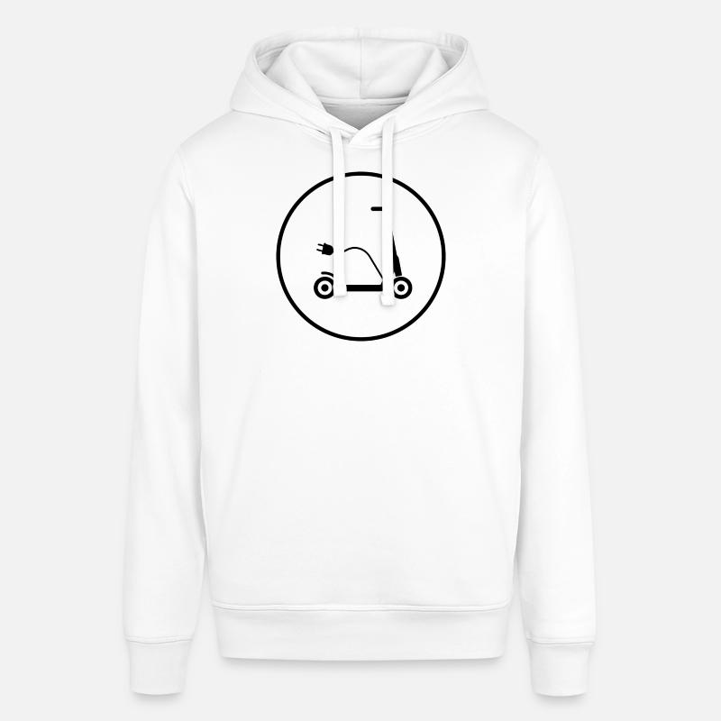 E-Scooter E-Roller Scooter - Sweat à capuche SOUNDER Stanley/Stella Unisexe - blanc