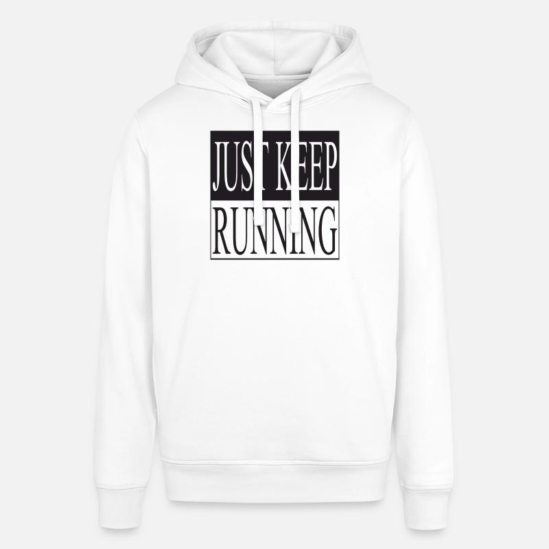 Continuez simplement à courir - Sweat à capuche SOUNDER Stanley/Stella Unisexe - blanc