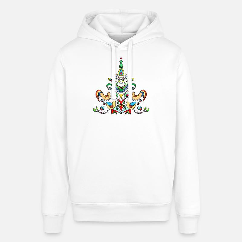 Poule et coq - Sweat à capuche SOUNDER Stanley/Stella Unisexe - blanc