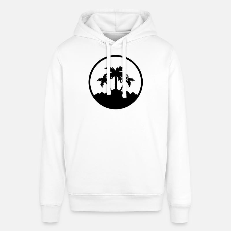 Conception de paume - Sweat à capuche SOUNDER Stanley/Stella Unisexe - blanc