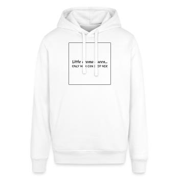 Lustige Baby Sprüche - Stanley/Stella Unisex Hoodie SOUNDER - Weiß - Vorne - Alina (178cm) & Michal (187cm)