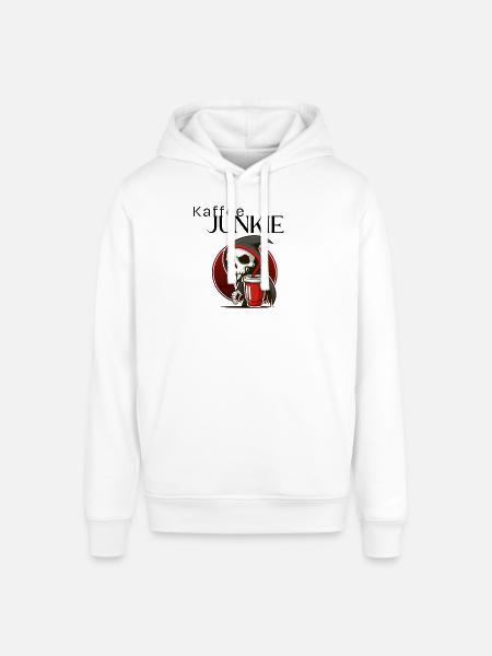 Kaffee Junkie - Stanley/Stella Unisex Hoodie SOUNDER - Weiß