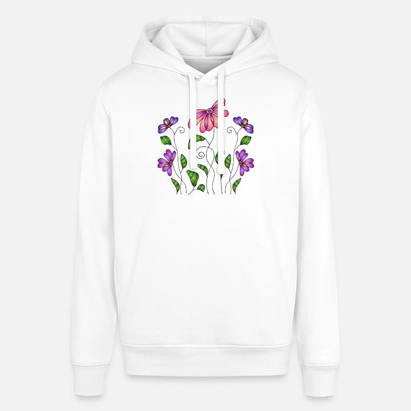 Fleur - Sweat à capuche SOUNDER Stanley/Stella Unisexe - blanc