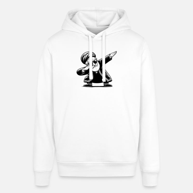 Akhound faisant du dab - Iran - Sweat à capuche SOUNDER Stanley/Stella Unisexe - blanc