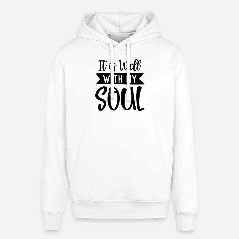 C’est bien - Sweat à capuche SOUNDER Stanley/Stella Unisexe - blanc