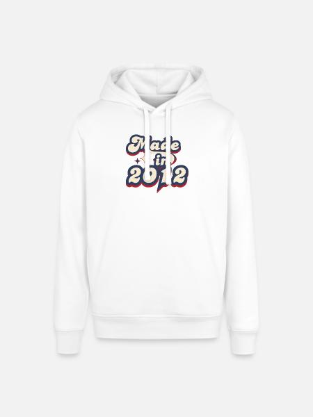 Made in 2012 retro - Stanley/Stella SOUNDER Unisex Hoodie - white