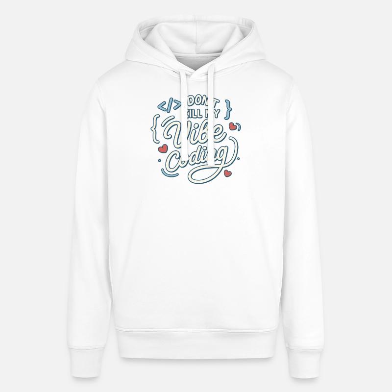 Vibe coding - Sweat à capuche SOUNDER Stanley/Stella Unisexe - blanc