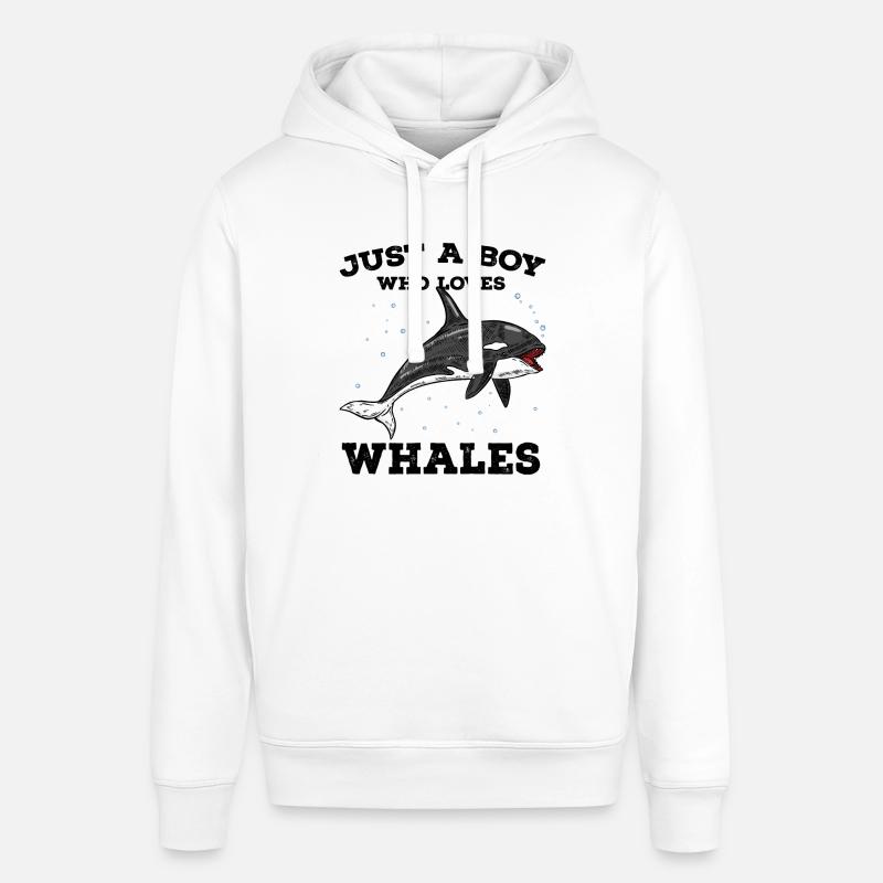 Baleines - Sweat à capuche SOUNDER Stanley/Stella Unisexe - blanc