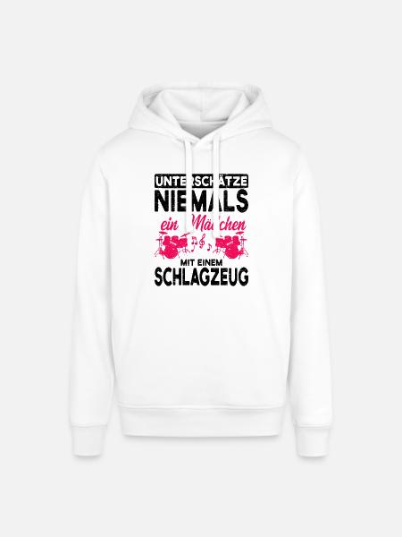 Schlagzeug - Stanley/Stella Unisex Hoodie SOUNDER - Weiß