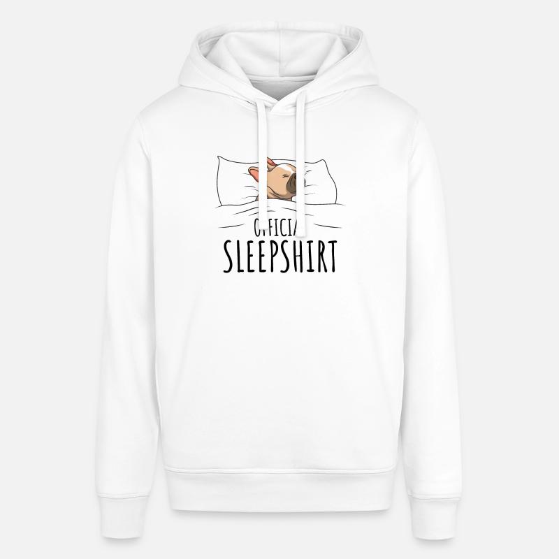 Français Bouledogue - Sweat à capuche SOUNDER Stanley/Stella Unisexe - blanc