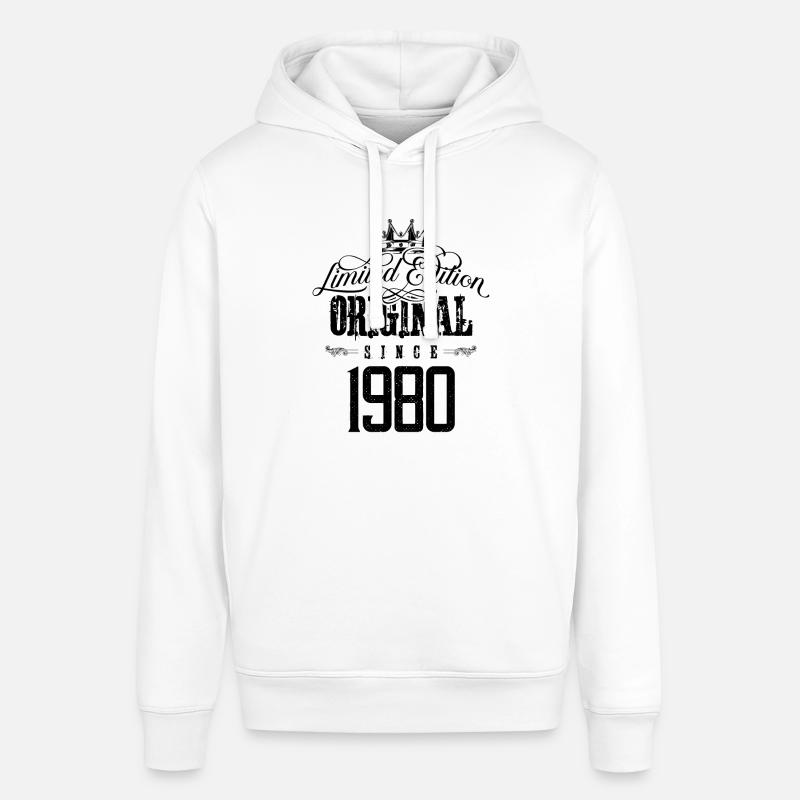 Édition limitée 1980 - Sweat à capuche SOUNDER Stanley/Stella Unisexe - blanc