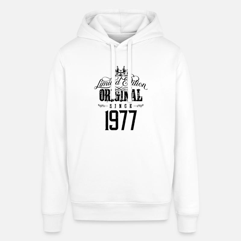 Édition limitée 1977 - Sweat à capuche SOUNDER Stanley/Stella Unisexe - blanc