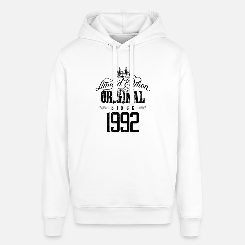 Édition limitée 1992 - Sweat à capuche SOUNDER Stanley/Stella Unisexe - blanc