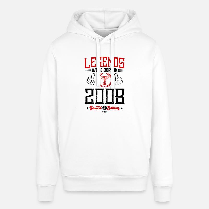 Born in 2008 legends - Sweat à capuche SOUNDER Stanley/Stella Unisexe - blanc