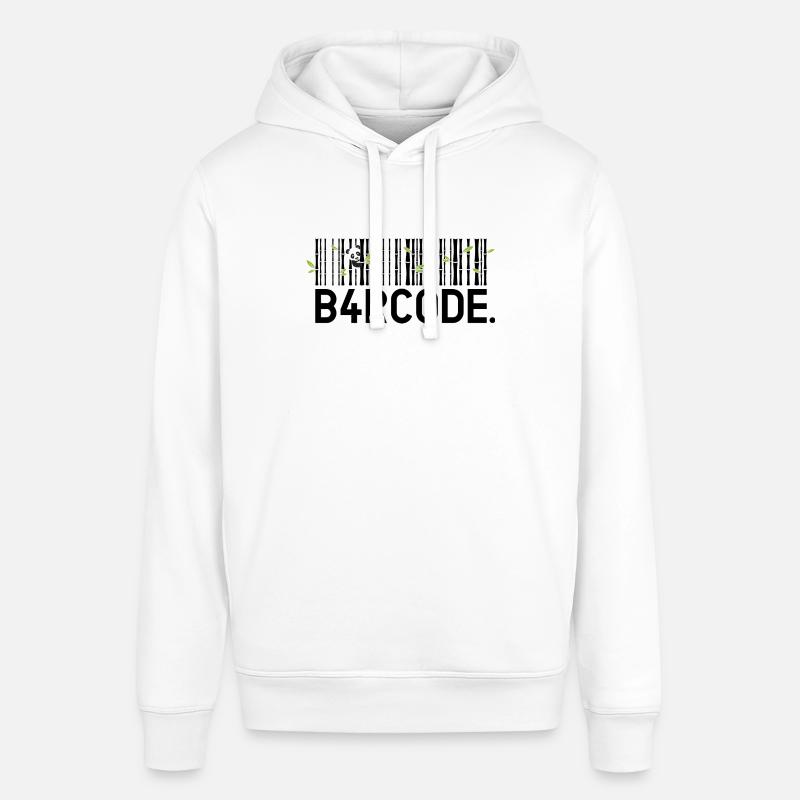 B4RCODE. Bambou noir - Sweat à capuche SOUNDER Stanley/Stella Unisexe - blanc