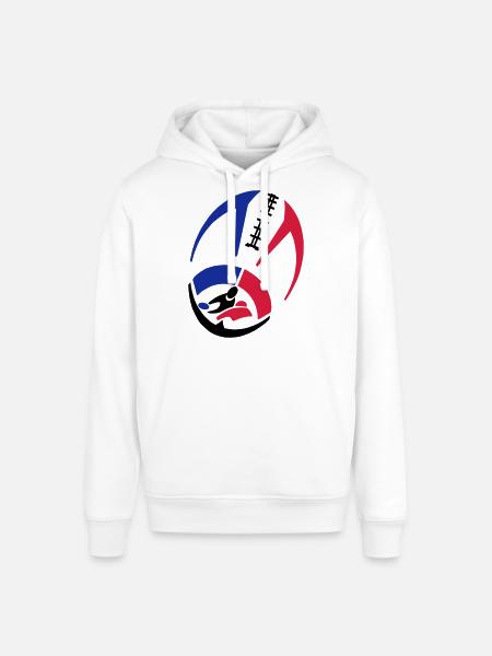 shirt ball - Stanley/Stella SOUNDER Unisex Hoodie - white