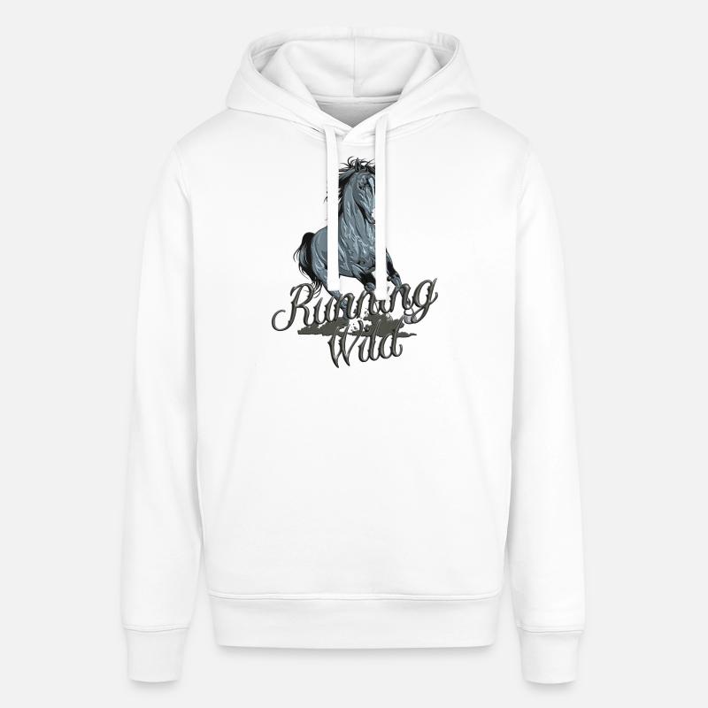 Dzikie - Bluza z kapturem typu unisex Stanley/Stella SOUNDER - biały