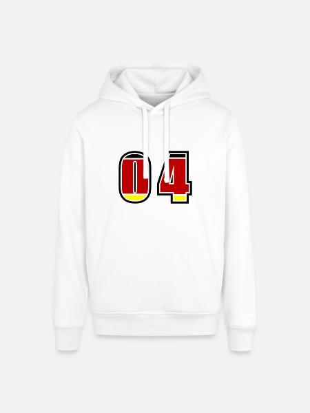 4 Number Germany Jersey - Stanley/Stella SOUNDER Unisex Hoodie - white