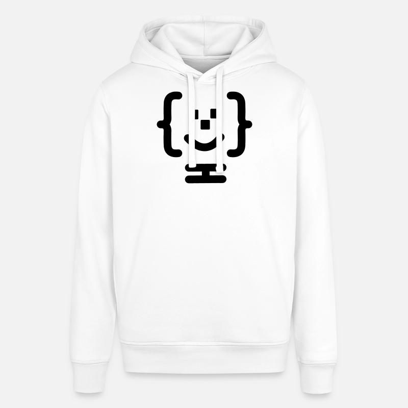 Logo du code du programmeur principal - Sweat à capuche SOUNDER Stanley/Stella Unisexe - blanc