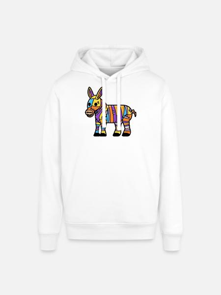 Donkey Halloween Zombie - Stanley/Stella SOUNDER Unisex Hoodie - white