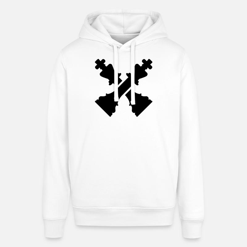 Échecs - Sweat à capuche SOUNDER Stanley/Stella Unisexe - blanc