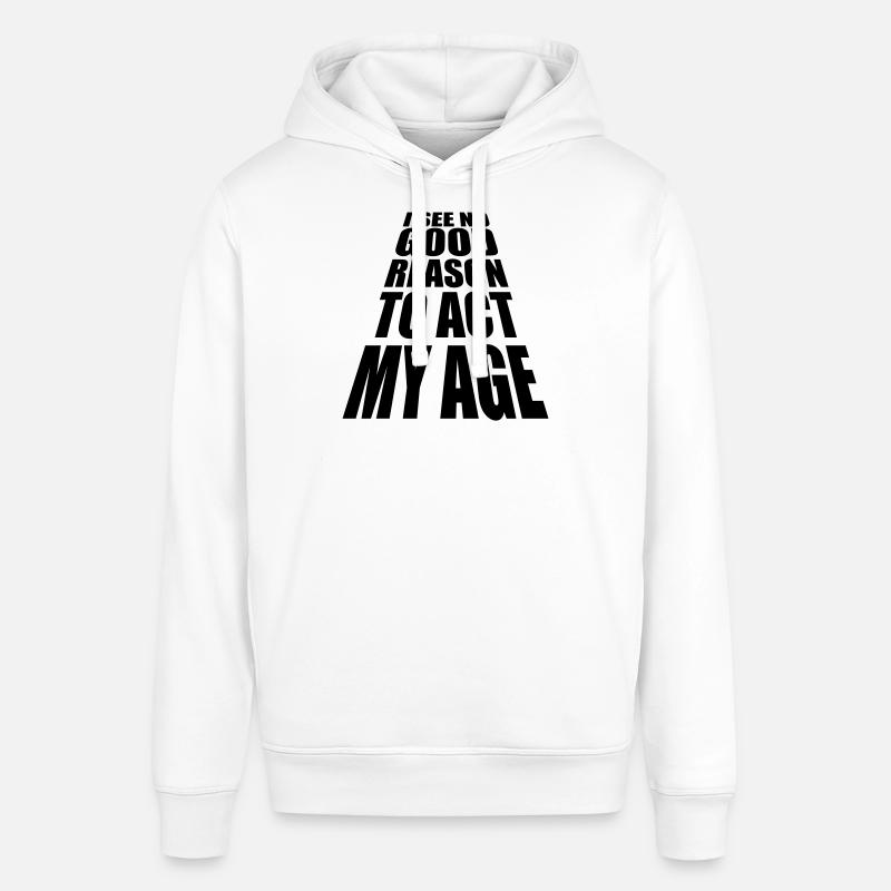 pour agir à mon âge - Sweat à capuche SOUNDER Stanley/Stella Unisexe - blanc