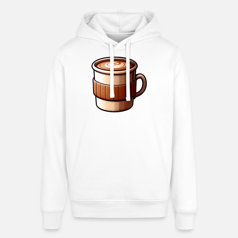 Tasse de café - coffee cup - Sweat à capuche SOUNDER Stanley/Stella Unisexe - blanc