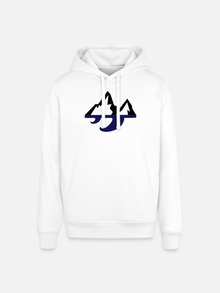 Mountain & Wave - Stanley/Stella SOUNDER Unisex Hoodie - white