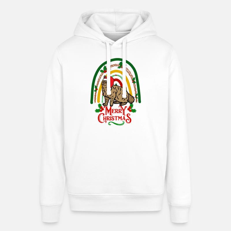 Pixie Bob Chat Noël - Sweat à capuche SOUNDER Stanley/Stella Unisexe - blanc