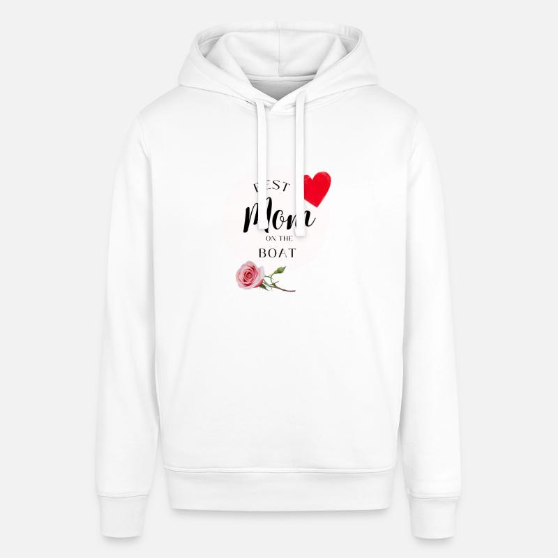 Beste Mutter auf dem Boot - Stanley/Stella Unisex Hoodie SOUNDER - Weiß