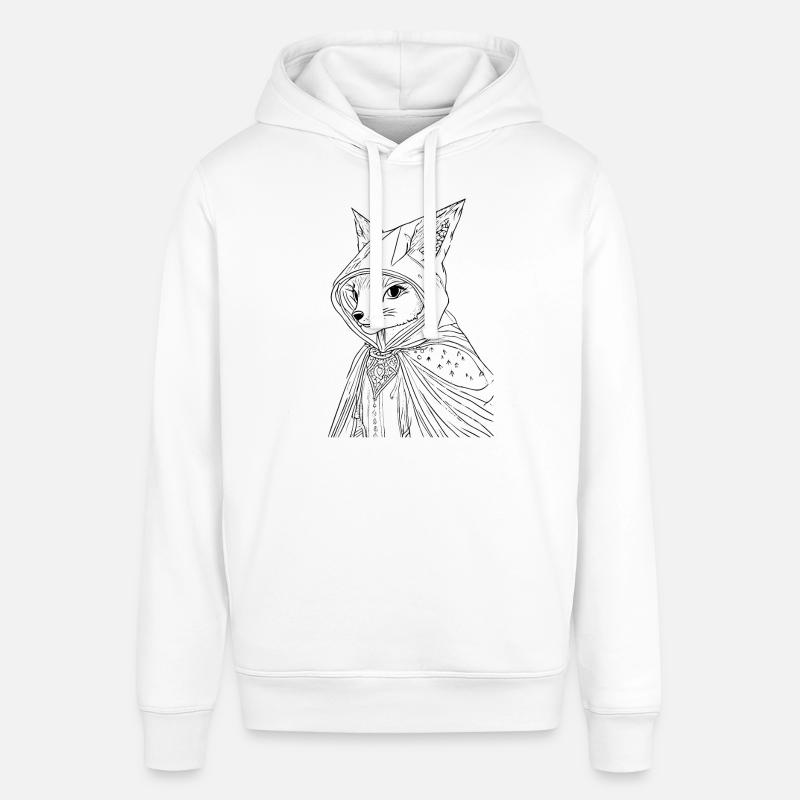 Vagabond énigmatique : Sarcelle - Sweat à capuche SOUNDER Stanley/Stella Unisexe - blanc