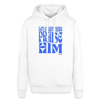 Christentum Christlicher Bibelvers - Stanley/Stella Unisex Hoodie SOUNDER - Weiß - Vorne - Alina (178cm) & Michal (187cm)