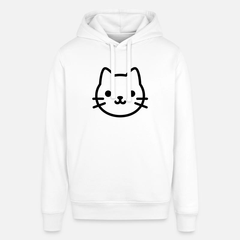 chat - Sweat à capuche SOUNDER Stanley/Stella Unisexe - blanc