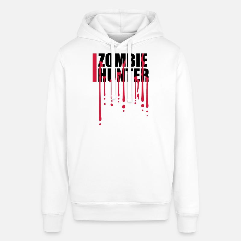 Chasseur de zombies Citation d’Halloween - Sweat à capuche SOUNDER Stanley/Stella Unisexe - blanc
