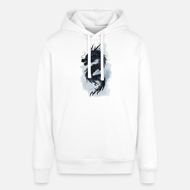 Drache China Mythologie Geschenk - Stanley/Stella Unisex Hoodie SOUNDER - Weiß