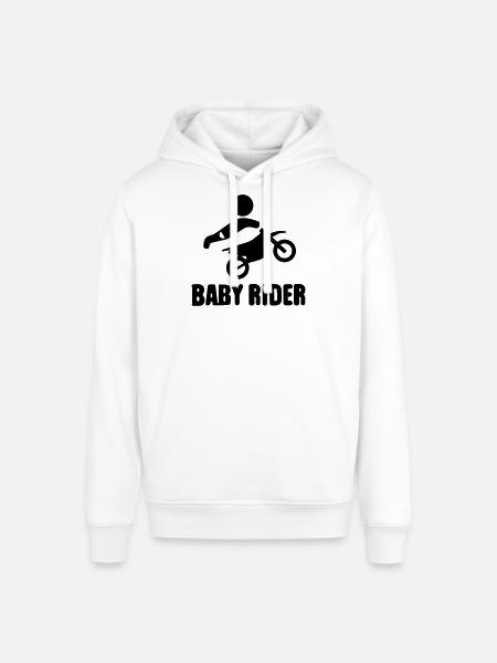 Baby Rider  - Stanley/Stella Unisex Hoodie SOUNDER - Weiß