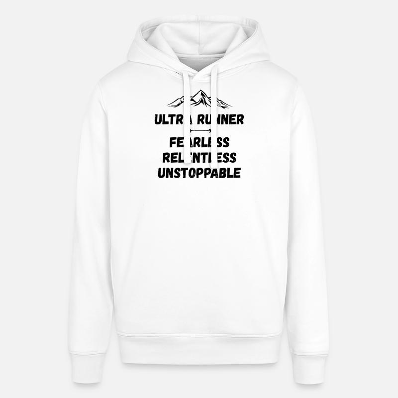 Ultra Runner - Intrépide. Implacable. Imparable. - Sweat à capuche SOUNDER Stanley/Stella Unisexe - blanc