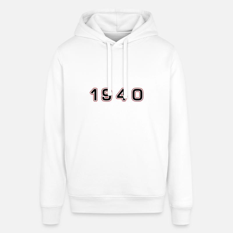 Numéro de l’année 1940 - Sweat à capuche SOUNDER Stanley/Stella Unisexe - blanc