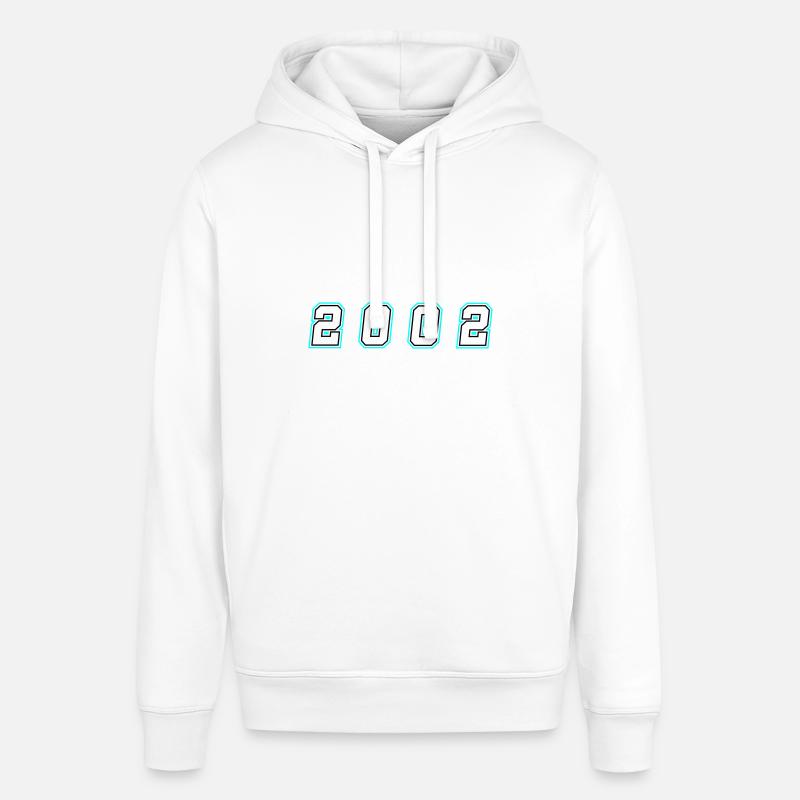 Numéro de l’année 2002 - Sweat à capuche SOUNDER Stanley/Stella Unisexe - blanc