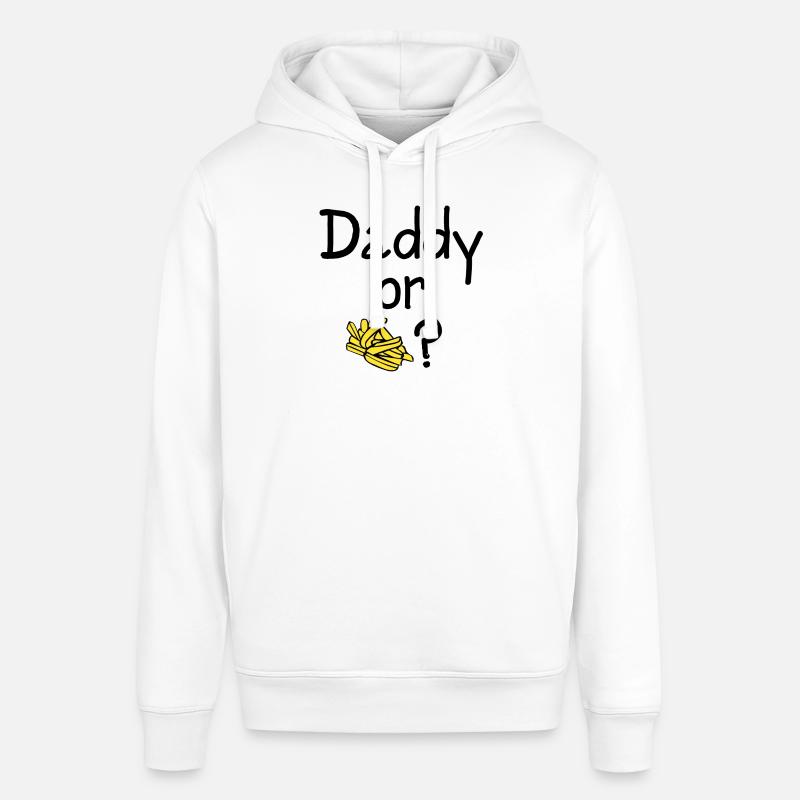 Daddy oder Chips? - Stanley/Stella Unisex Hoodie SOUNDER - Weiß