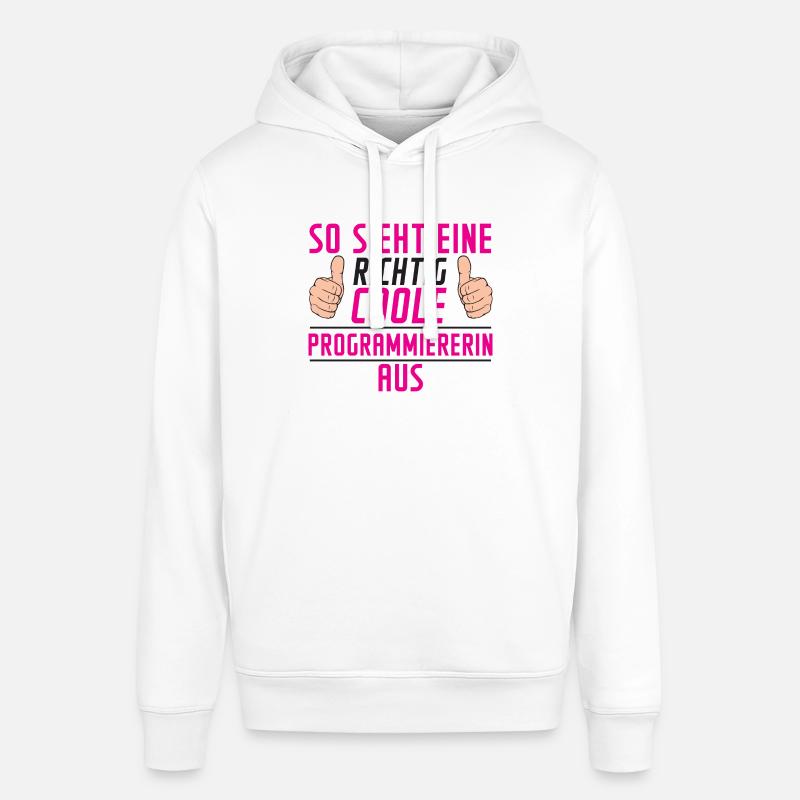 Programmiererin | Software Entwickler | | Spruch - Stanley/Stella Unisex Hoodie SOUNDER - Weiß